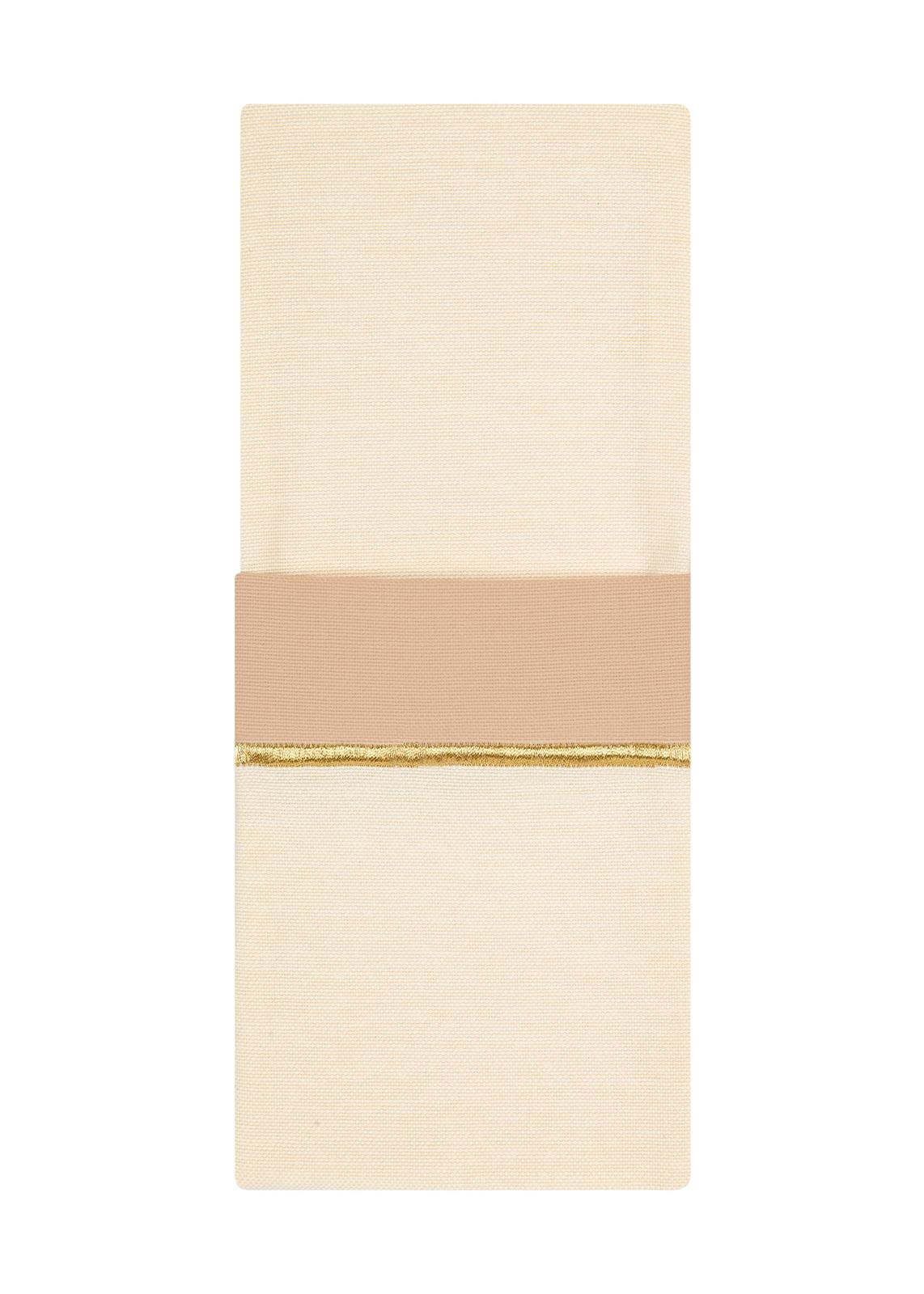 Pure Harmony Bej 4’lü Çatal Kaşık Bıçak Kesesi