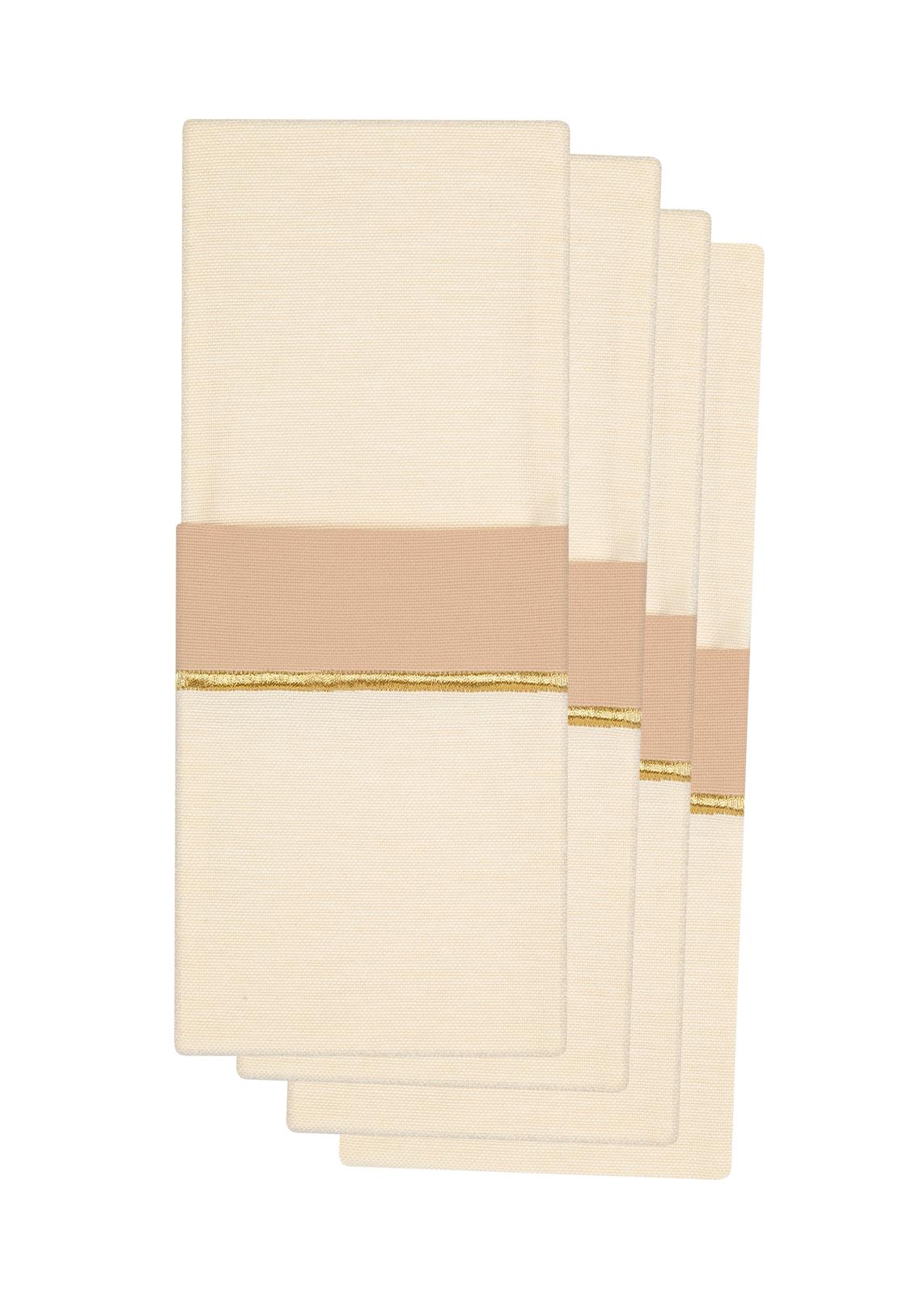 Pure Harmony Bej 4’lü Çatal Kaşık Bıçak Kesesi