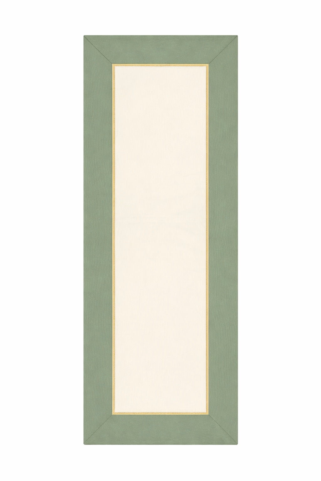 Soft Mint Nil Yeşili Bordür ve Gold Detaylı Runner 150x50 cm