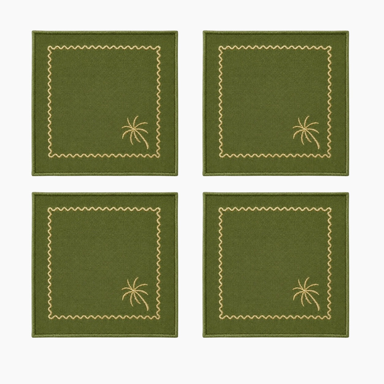 Forest Palm Charm Kokteyl Peçetesi