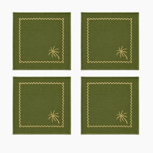Forest Palm Charm Kokteyl Peçetesi