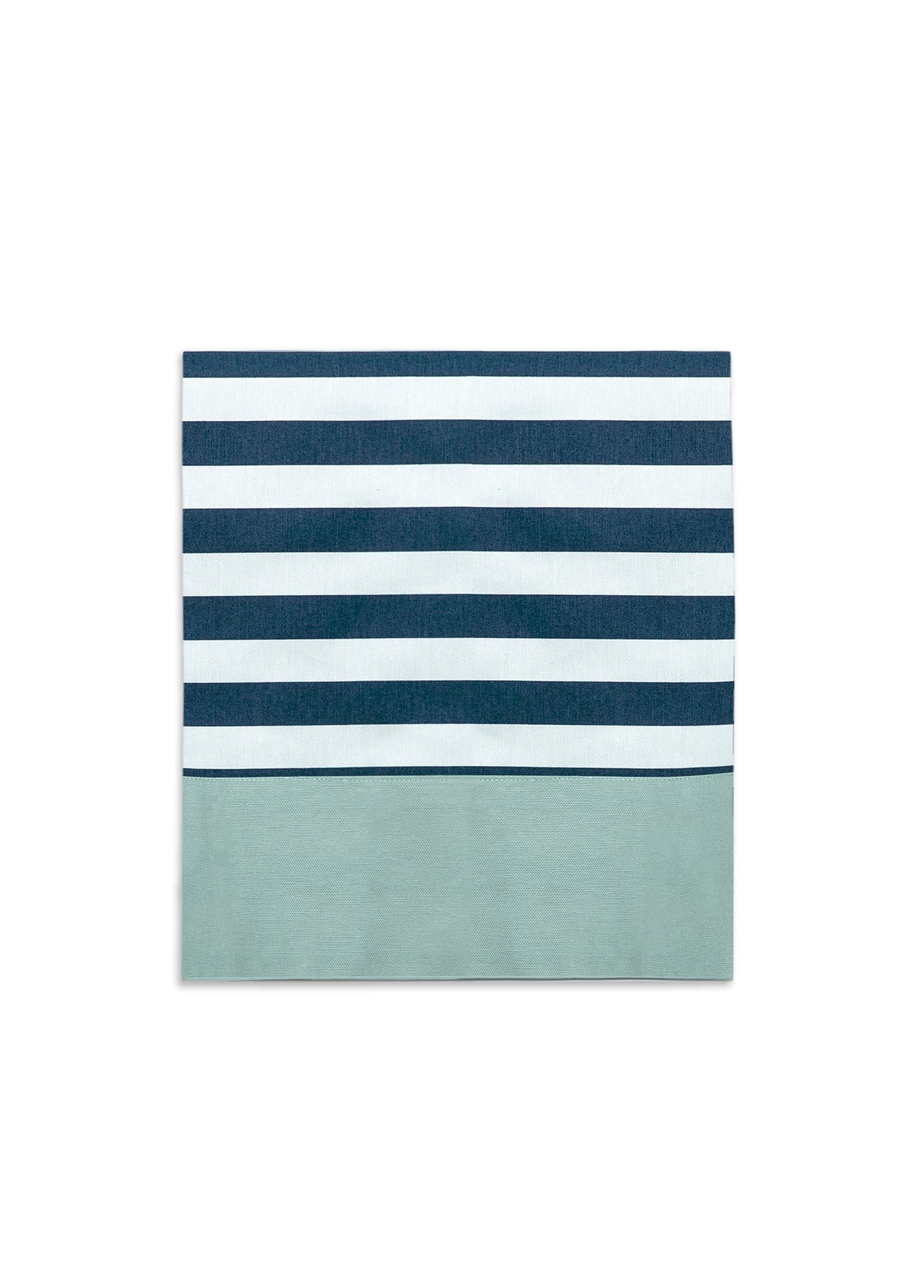 Gala Stripe Series - Navy Blue Striped Tablecloth with Blue Border 260x160 cm